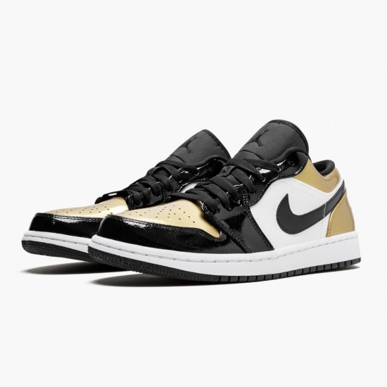 Nike Air Jordan 1 Low Gold Toe AJ Shoes