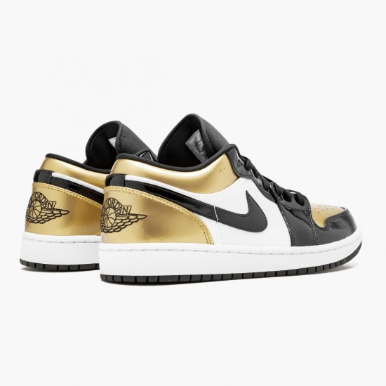 Nike Air Jordan 1 Low Gold Toe AJ Shoes