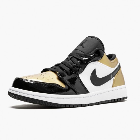 Nike Air Jordan 1 Low Gold Toe AJ Shoes