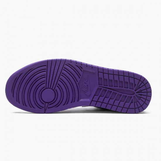 Nike Air Jordan 1 Retro Low Court Purple AJ Shoes