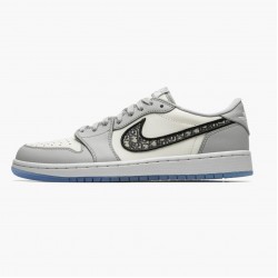 Nike Air Jordan 1 Retro Low Wolf Grey Sail Photoson Dust AJ Shoes