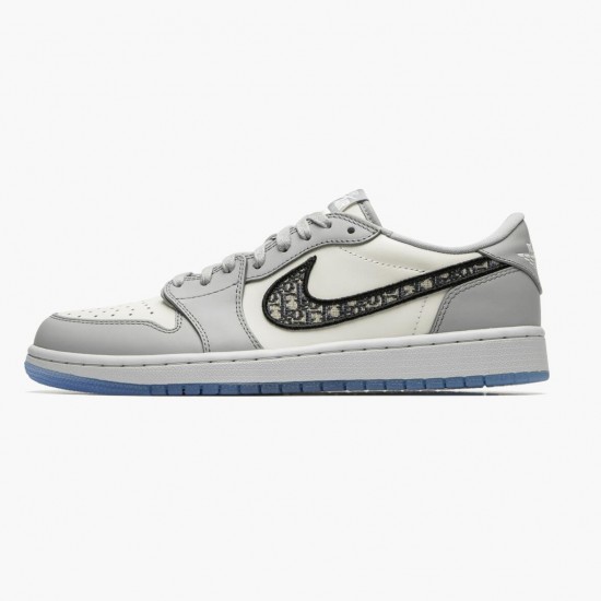 Nike Air Jordan 1 Retro Low Wolf Grey Sail Photoson Dust AJ Shoes