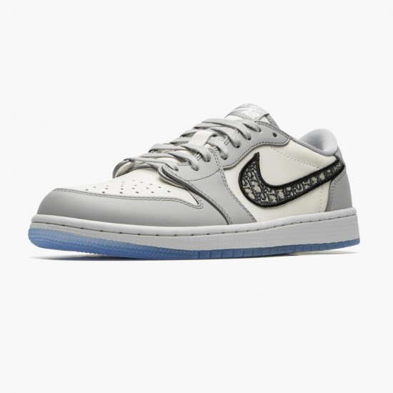 Nike Air Jordan 1 Retro Low Wolf Grey Sail Photoson Dust AJ Shoes