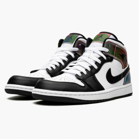 Nike Air Jordan 1 Mid Heat Reactive AJ Shoes