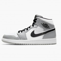 Nike Air Jordan 1 Mid Light Smoke Grey AJ Shoes