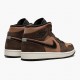 Nike Air Jordan 1 Mid SE Dark Chocolate AJ Shoes