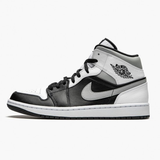 Nike Air Jordan 1 Mid White Shadow AJ Shoes