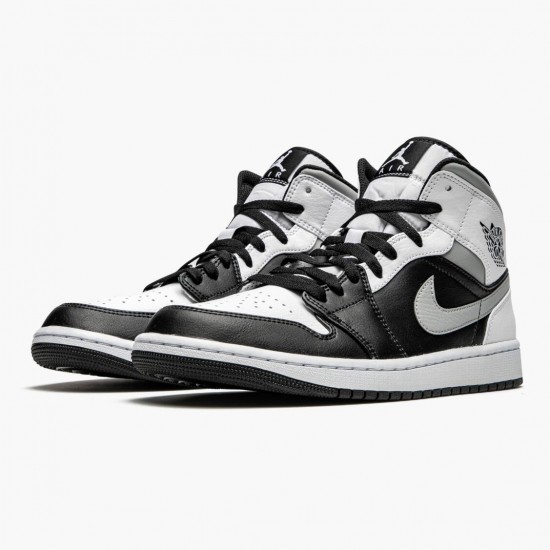 Nike Air Jordan 1 Mid White Shadow AJ Shoes