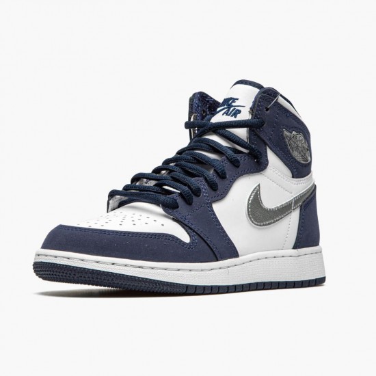 Nike Air Jordan 1 Retro High COJP Midnight Navy AJ Shoes