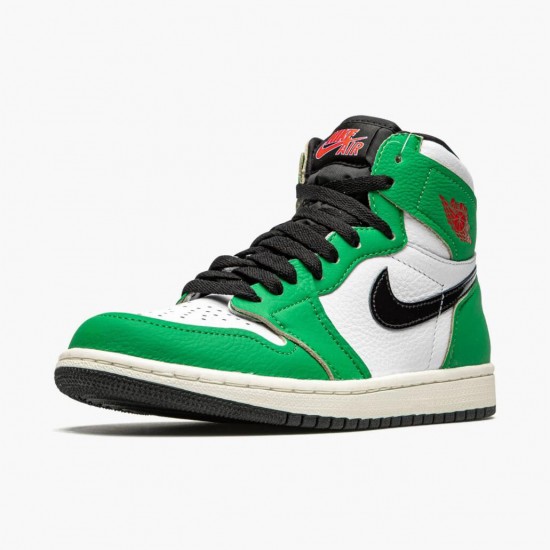 Nike Air Jordan 1 Retro High Lucky Green AJ Shoes