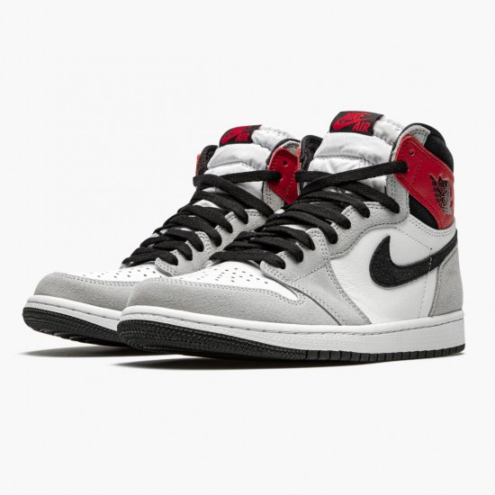 Nike Air Jordan 1 Retro High OG Light Smoke Grey AJ Shoes