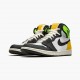 Nike Air Jordan 1 Retro High White Black Volt University Gold AJ Shoes