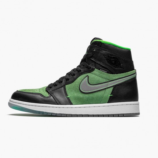 Nike Air Jordan 1 Retro High Zoom Zen Green AJ Shoes