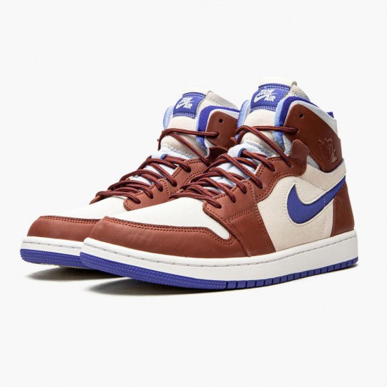 Nike Air Jordan 1 Zoom CMFT Team Red AJ Shoes