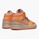 Nike Air Jordan 1 Mid Apricot Orange Apricot Agate Terra Blush AJ Shoes