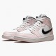 Nike Air Jordan 1 Mid Barely Rose AJ Shoes