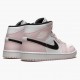 Nike Air Jordan 1 Mid Barely Rose AJ Shoes