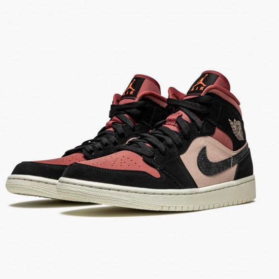 Nike Air Jordan 1 Mid Canyon Rust AJ Shoes