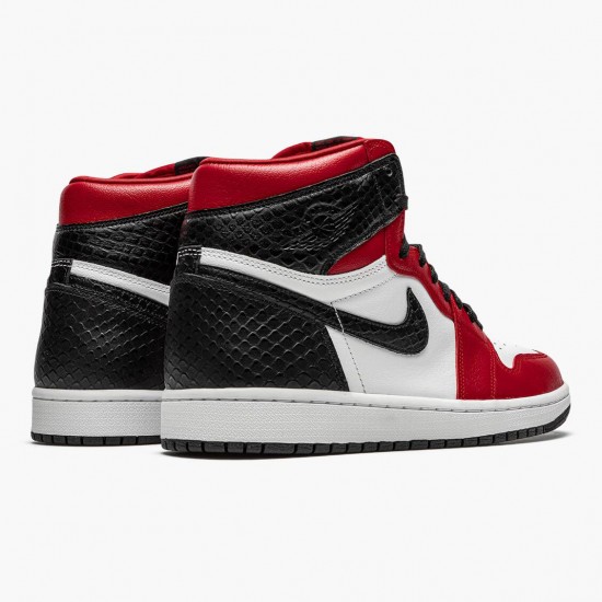 Nike Air Jordan 1 High Retro Satin Snake AJ Shoes