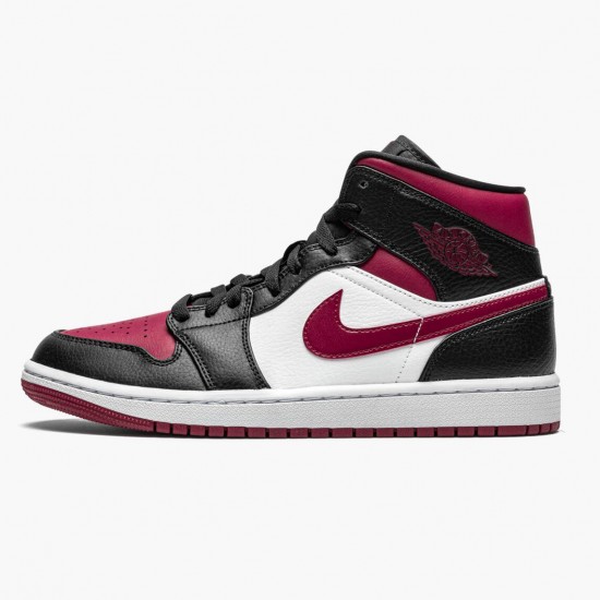 Nike Air Jordan 1 Mid Bred Toe AJ Shoes