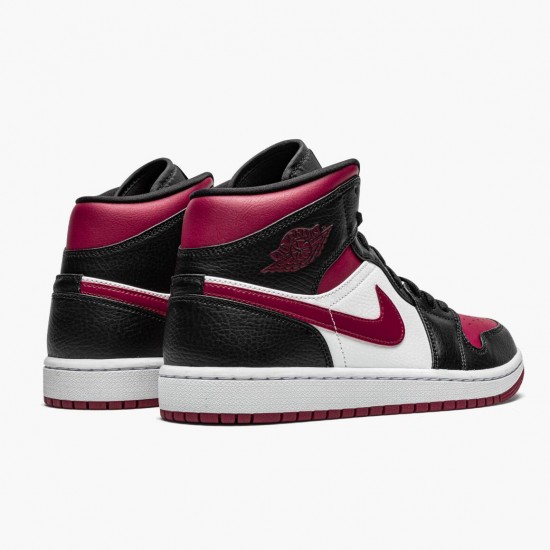 Nike Air Jordan 1 Mid Bred Toe AJ Shoes