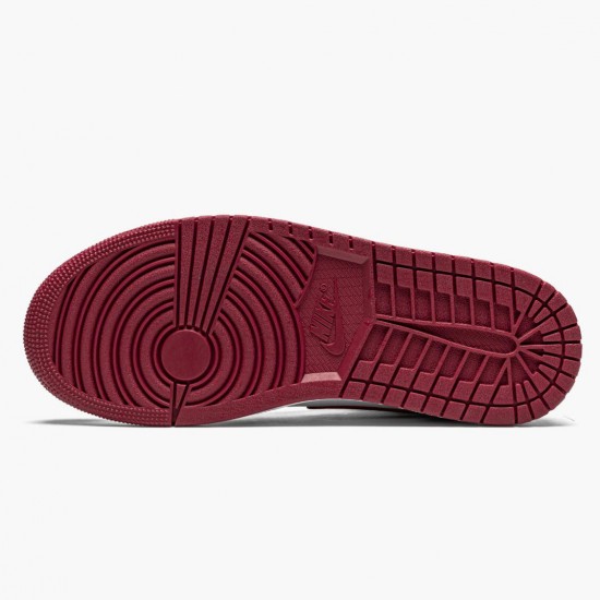 Nike Air Jordan 1 Mid Bred Toe AJ Shoes