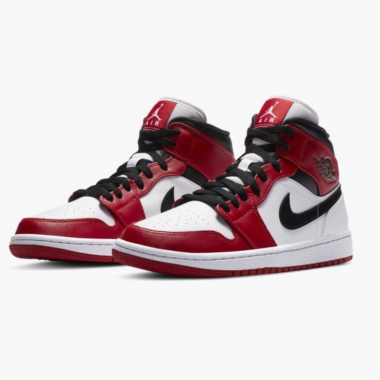 Nike Air Jordan 1 Mid Chicago 2020 AJ Shoes