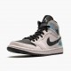 Nike Air Jordan 1 Mid Dirty Powder Iridescent Barely AJ Shoes