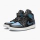 Nike Air Jordan 1 Mid Iridescent Black AJ Shoes