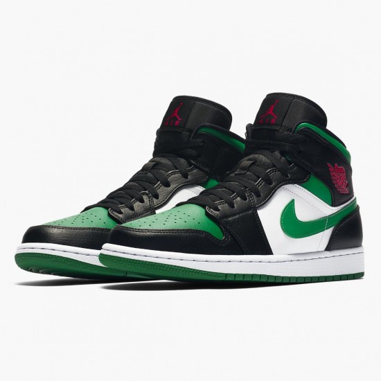 Nike Air Jordan 1 Mid Pine Green AJ Shoes