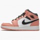 Nike Air Jordan 1 Mid Pink Quartz AJ Shoes