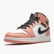 Nike Air Jordan 1 Mid Pink Quartz AJ Shoes