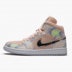 Nike Air Jordan 1 Mid SE P(Her)spectate Washed Coral Chrome AJ Shoes