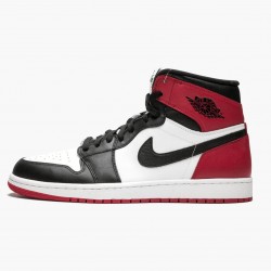 Nike Air Jordan 1 Retro High Black Toe AJ Shoes