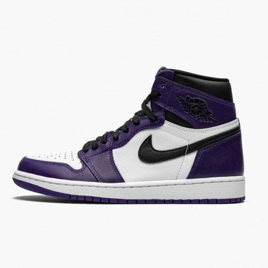 Nike Air Jordan 1 Retro High OG Court Purple AJ Shoes