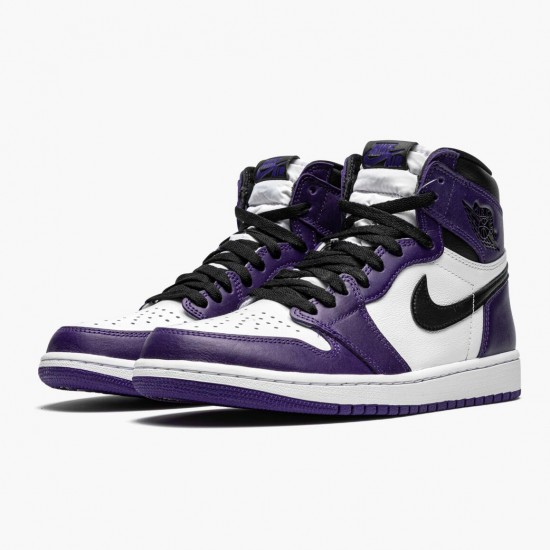 Nike Air Jordan 1 Retro High OG Court Purple AJ Shoes