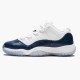 Nike Air Jordan 11 Low Navy Snakeskin AJ Shoes