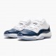 Nike Air Jordan 11 Low Navy Snakeskin AJ Shoes