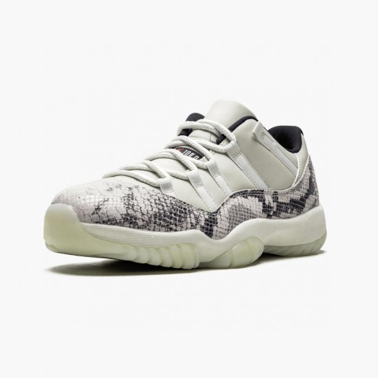 Nike Air Jordan 11 Retro Low Snake Light Bone AJ Shoes