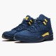 Nike Air Jordan 12 Retro Michigan AJ Shoes