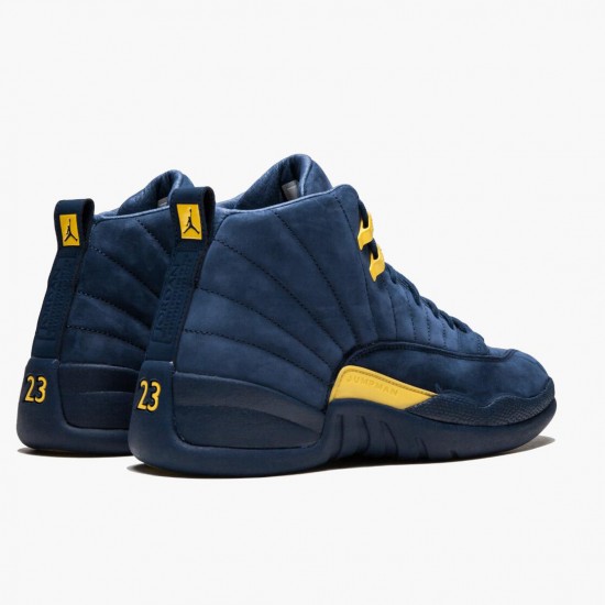 Nike Air Jordan 12 Retro Michigan AJ Shoes