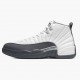 Nike Air Jordan 12 Retro White Dark Grey AJ Shoes