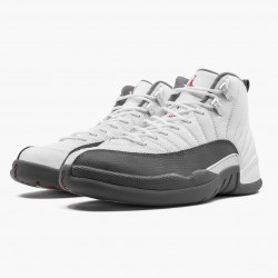 Nike Air Jordan 12 Retro White Dark Grey AJ Shoes