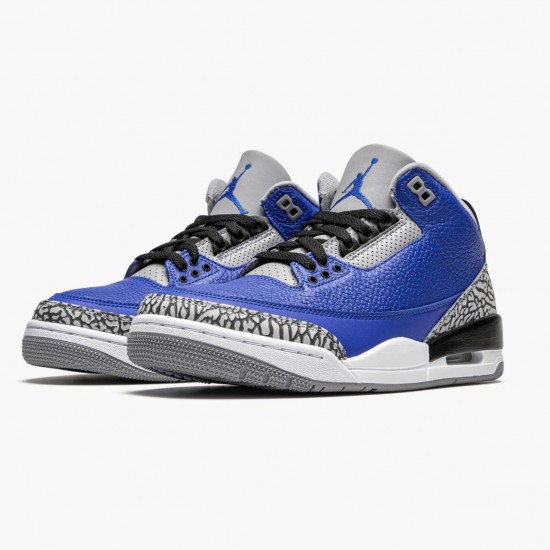 Nike Air Jordan 3 Retro Varsity Royal Cement AJ Shoes