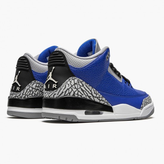 Nike Air Jordan 3 Retro Varsity Royal Cement AJ Shoes