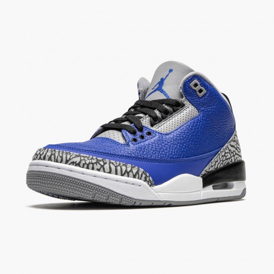 Nike Air Jordan 3 Retro Varsity Royal Cement AJ Shoes