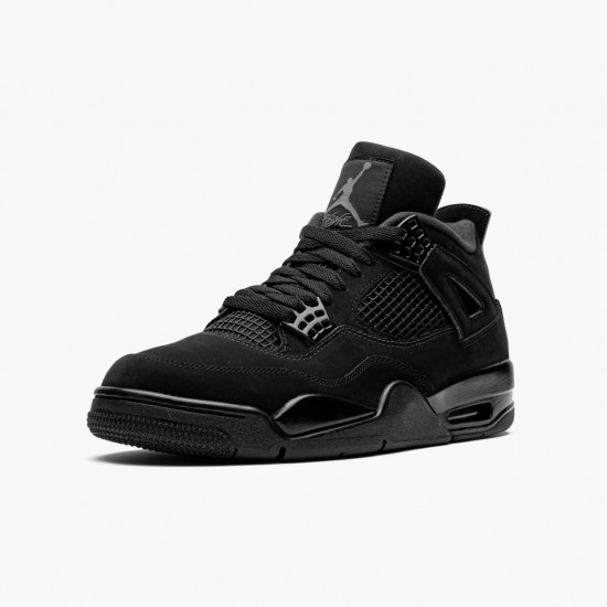 Nike Air Jordan 4 Retro Black Cat AJ Shoes