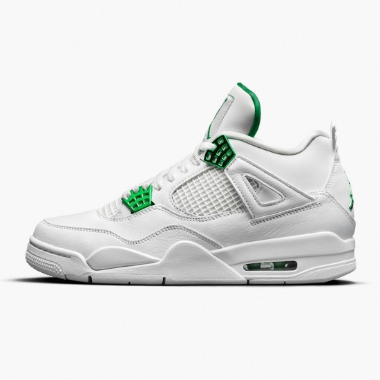 Nike Air Jordan 4 Retro Metallic Green AJ Shoes