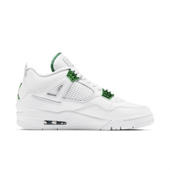 Nike Air Jordan 4 Retro Metallic Green AJ Shoes