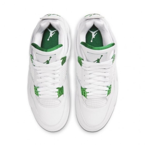 Nike Air Jordan 4 Retro Metallic Green AJ Shoes
